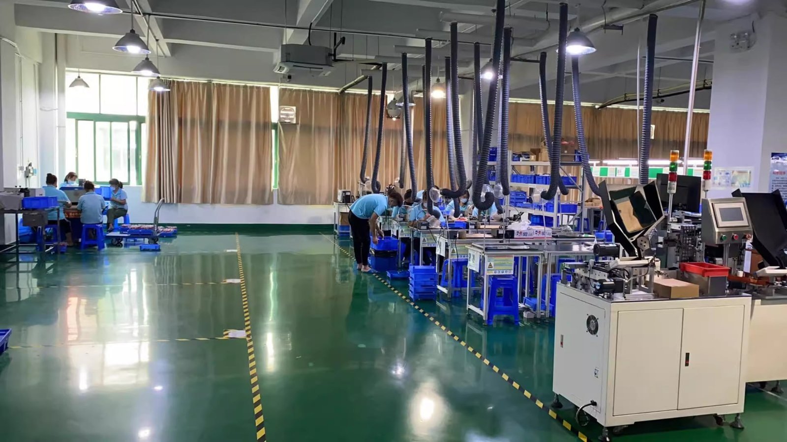 Battery production and quality control line